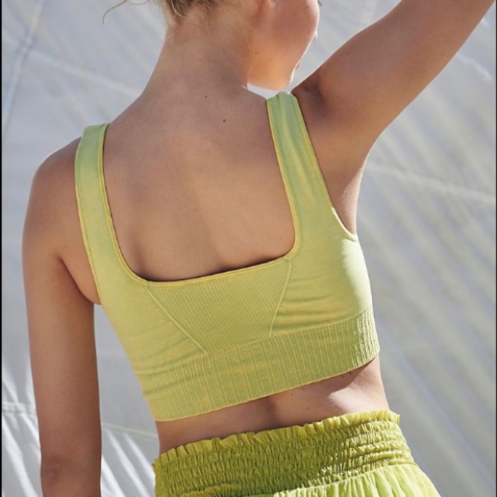 Free People Good Karma Square Neck Sports Bra - Picture 5 of 9